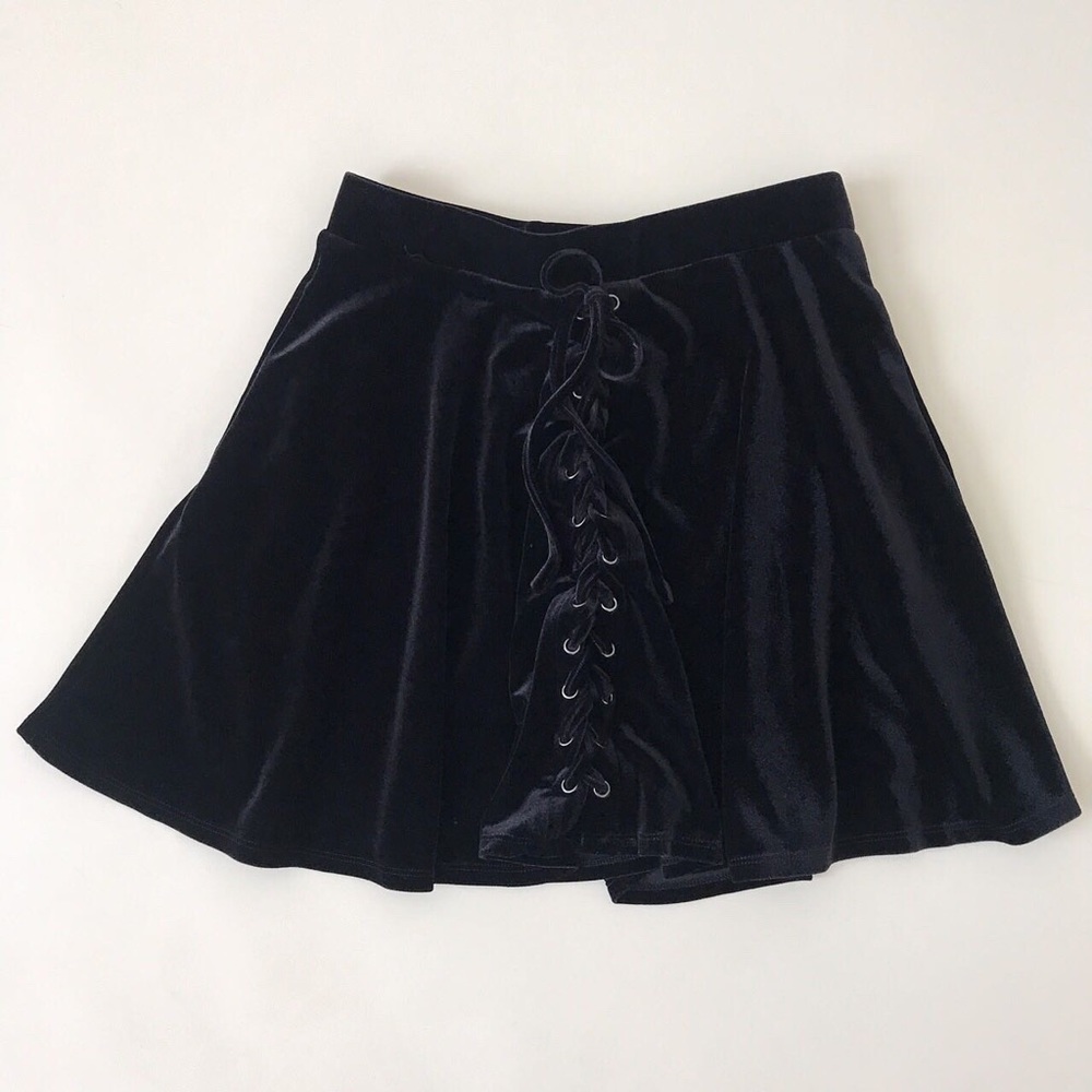 Hot topic velour mini skirt - Picture 1 of 5